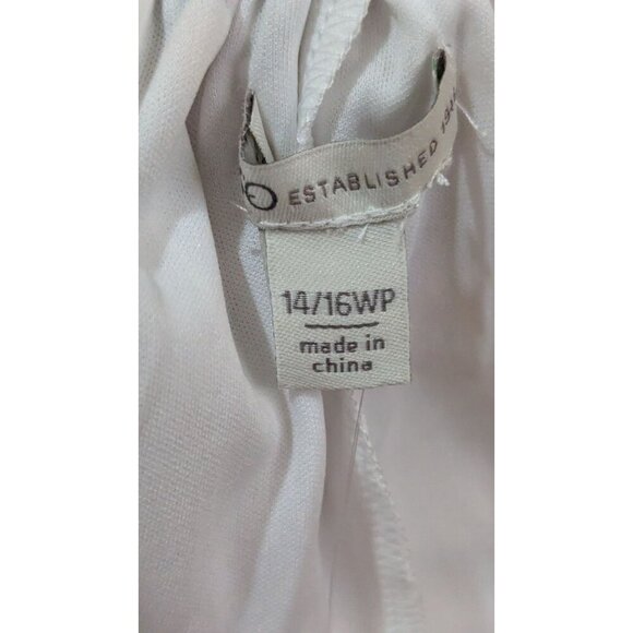 Cato Size 14/16WP  White Flutter Sleeve Butterfly Print Top blouse - Picture 6 of 6